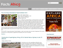 Tablet Screenshot of facts-africa.com